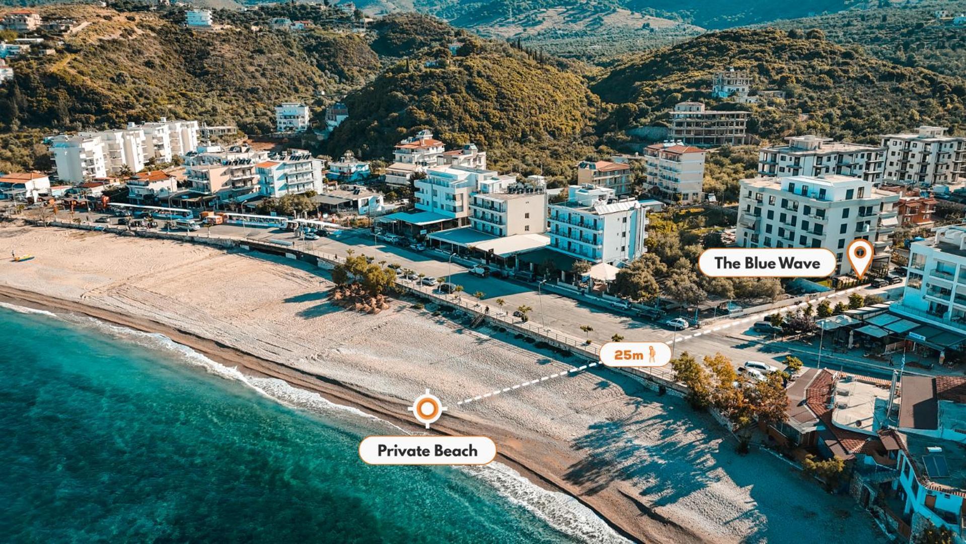 The Blue Wave Hotel Himare Luaran gambar